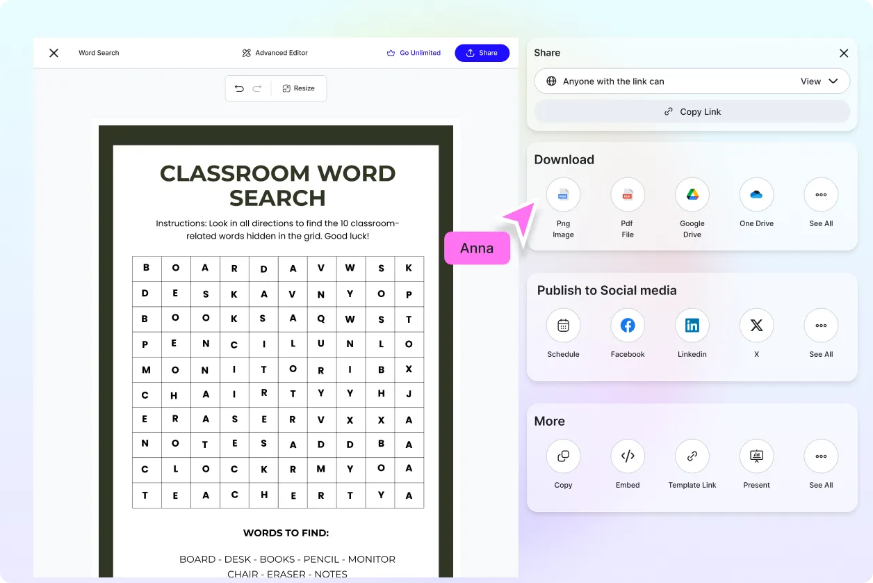 Free AI Word Search Generator, Free AI Word Search Maker Online